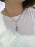 Collier en argent 925 avec perle naturelle