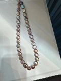 NATURAL PURPLE BAROQUE PEARL NECKLACE AND BRACELET TWINKLE QUEEN