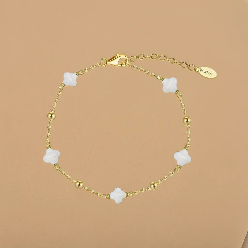 14K Gold Plated Bracelet – Elegant Adjustable Chain Bracelet for Women & Men TQ