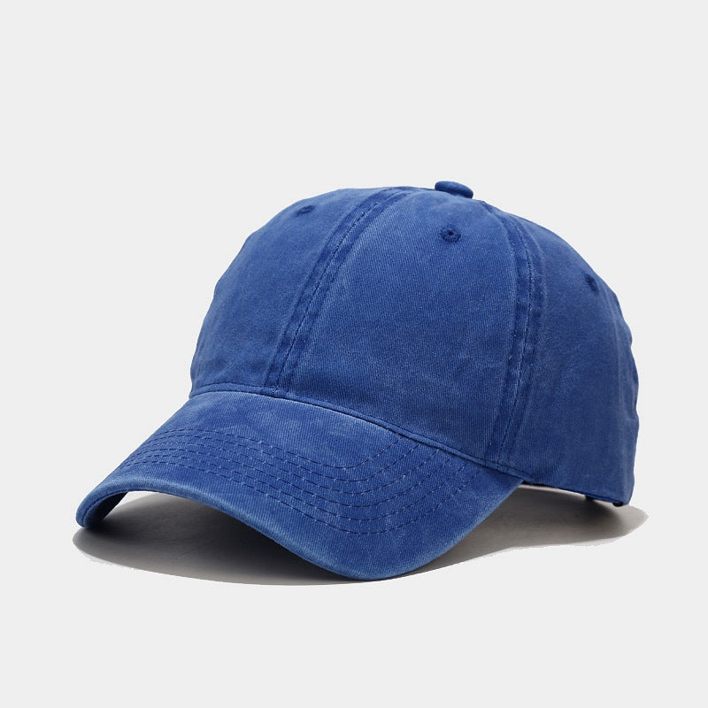 European and American ins Washed Vintage Simple Baseball Cap Men's and Women's Outdoor All-match Cap Trendy Simple Hat