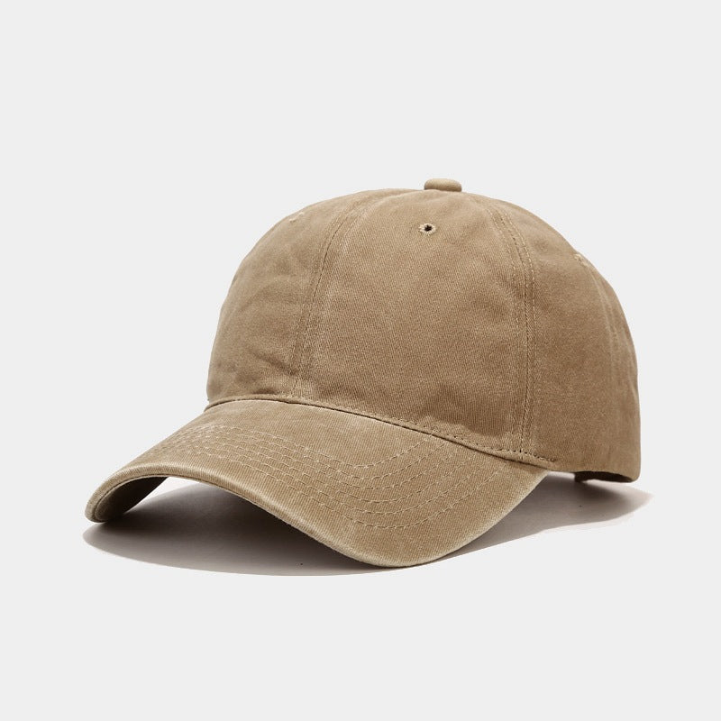 European and American ins Washed Vintage Simple Baseball Cap Men's and Women's Outdoor All-match Cap Trendy Simple Hat