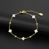 14K Gold Plated Bracelet – Elegant Adjustable Chain Bracelet for Women & Men TQ