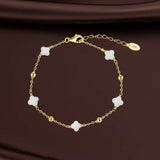 14K Gold Plated Bracelet – Elegant Adjustable Chain Bracelet for Women & Men TQ