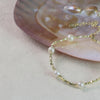 Cultured Freshwater Pearl Irregular 925 Silver Vintage Bracelet