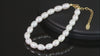 Cultured Freashwater Pearl 14K Gold Plated 925 Sterling Silver Fully Beaded Bracelet