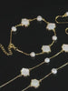 S925 Silver Necklace Ocean Summer Earring Freshwater Pearl Clavicle Chain Women's Bracelet High Sense Pearl Jewelry Set