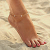 Natural Freshwater Pearls 14K Gold Plated 925 Sterling Silver Baroque Bead Anklet