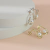 Freshwater Pearl Hoop Sloane Dangling Earrings