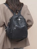 Backpack Women's Soft Leather Small Backpack 2025 New Fashionable Casual All-match Large Capacity Multi-layer Portable Shoulder Crossbody Bag